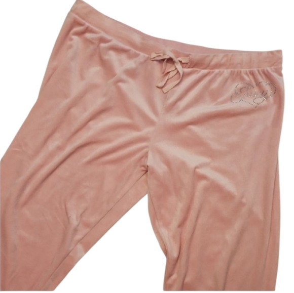 Juicy Couture Pants - EUC JUICY COUTURE Blush Velour Pants/Sleepwear Sz.XL
